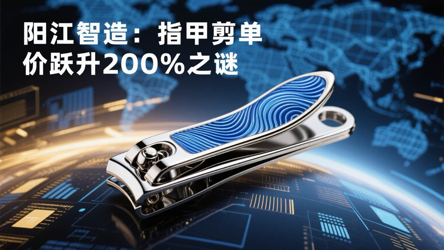 《阳江刀剪产业带升级：指甲剪出口单价提升200%的秘密》---美飞指甲剪定制工厂