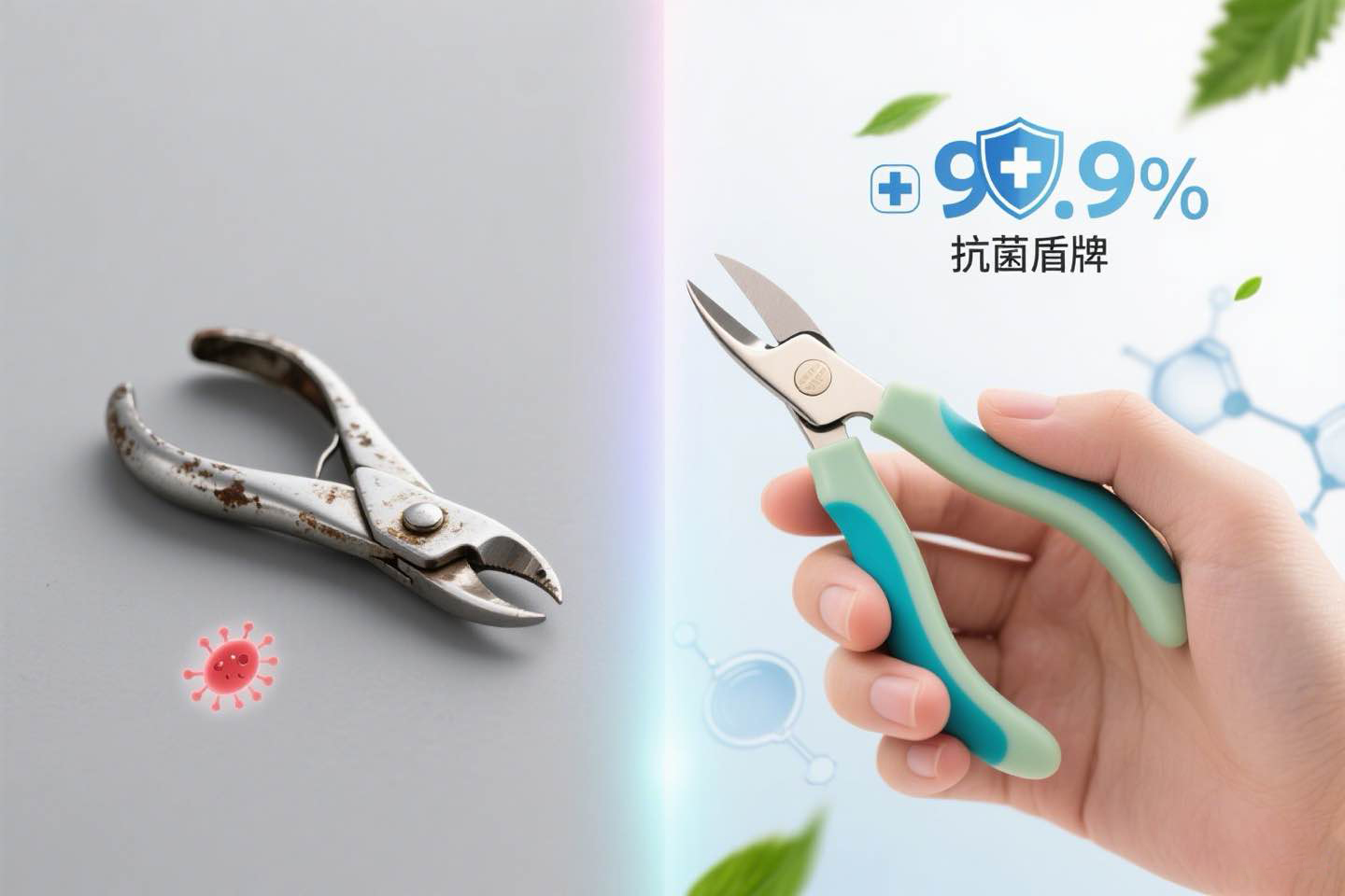 抗菌钢+人体工学设计，指甲剪行业掀起“健康升级战”---美飞指甲剪定制工厂