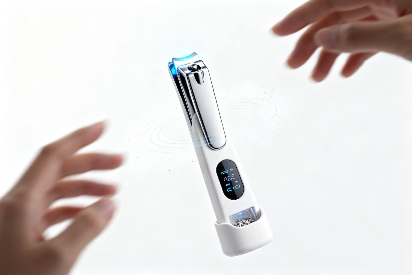 磁悬浮技术革新日常护理：无接触式指甲剪解决卫生痛点---阳江指甲剪定制工厂