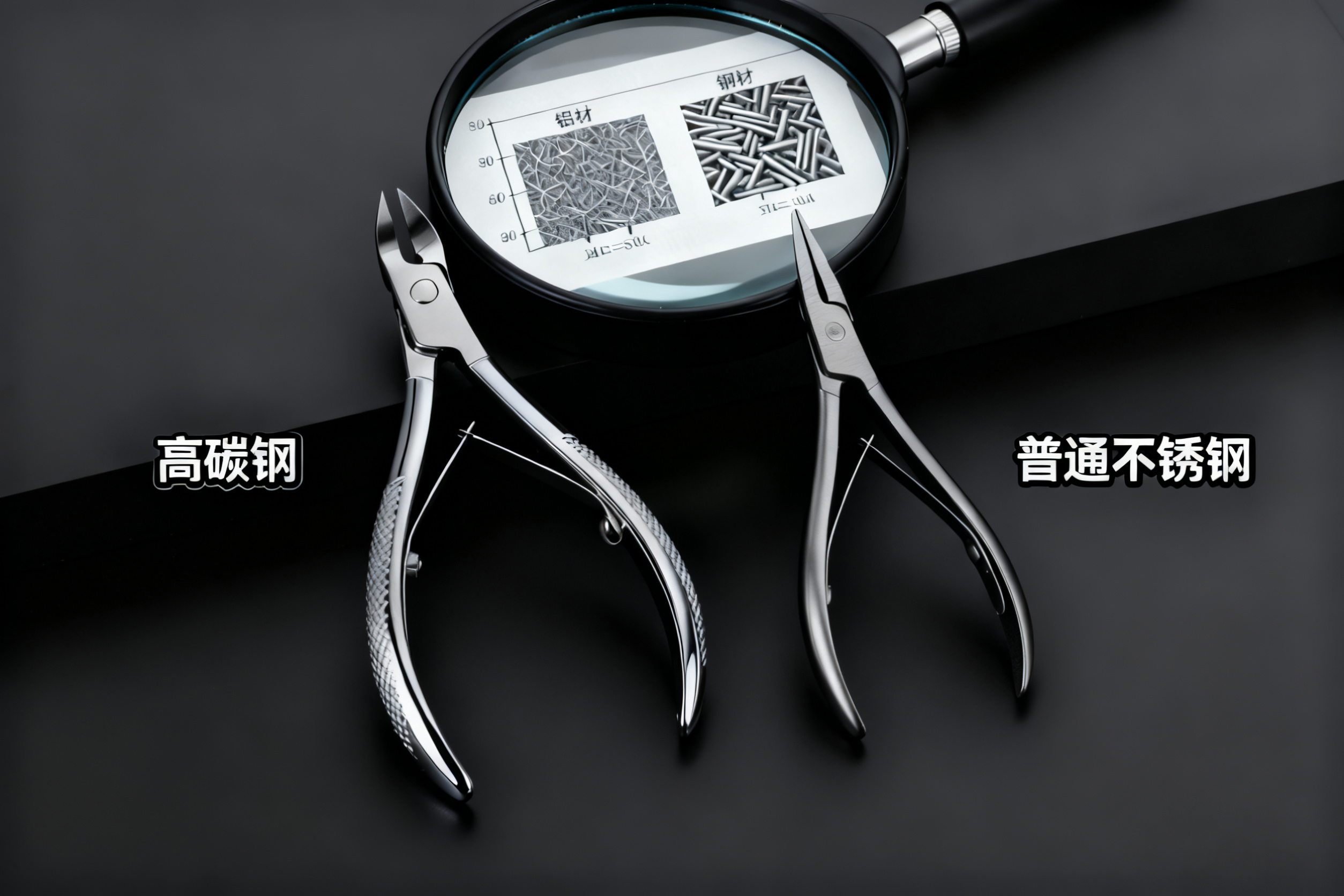 不锈钢指甲剪真的不生锈吗？揭秘高碳钢与普通不锈钢的材质区别---阳江指甲剪定制工厂