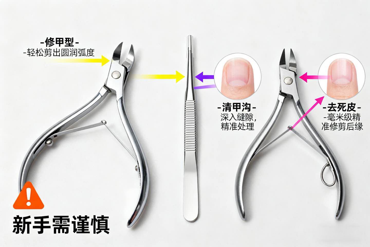 告别基础款！美甲师私藏工具揭秘：你的专业指甲剪套装选对了吗？---阳江指甲剪定制工厂