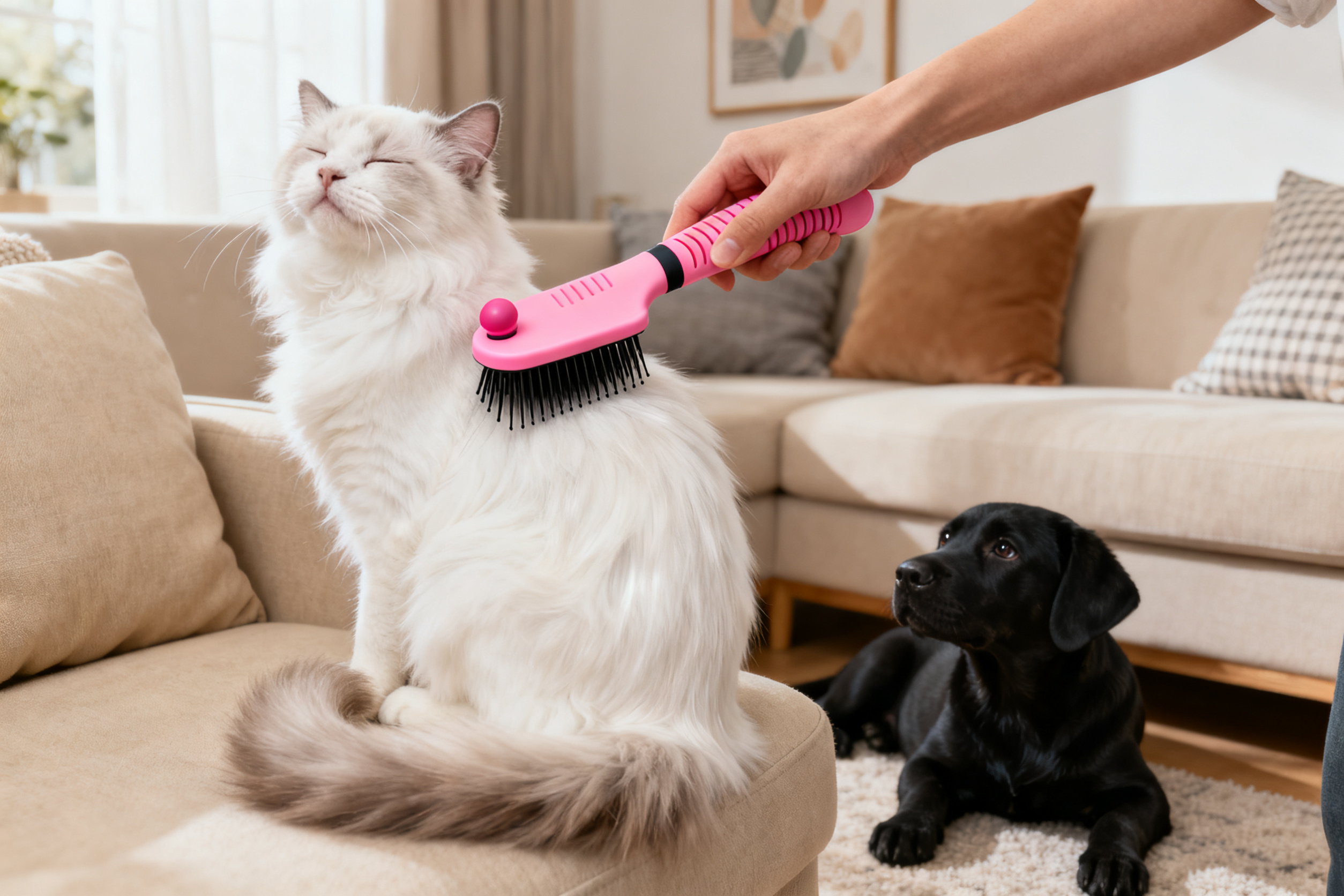 How to Choose a Pet Comb? Understand Material + Bristle Spacing to Fit Pets with Different Coat Types Without Mistakes—New Pet Owners Avoid Pitfalls!