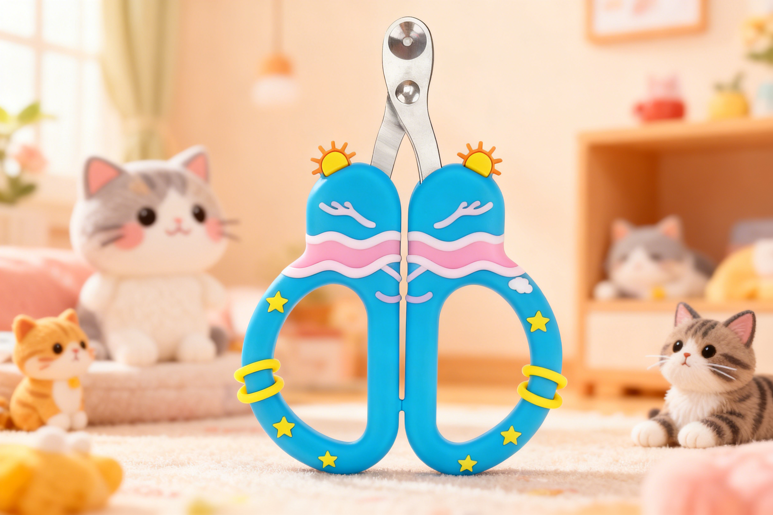 Cute-Style Refinement: The Emotional Value Breakthrough of Pet Products Through a Star-Moon Cat Nail Clipper