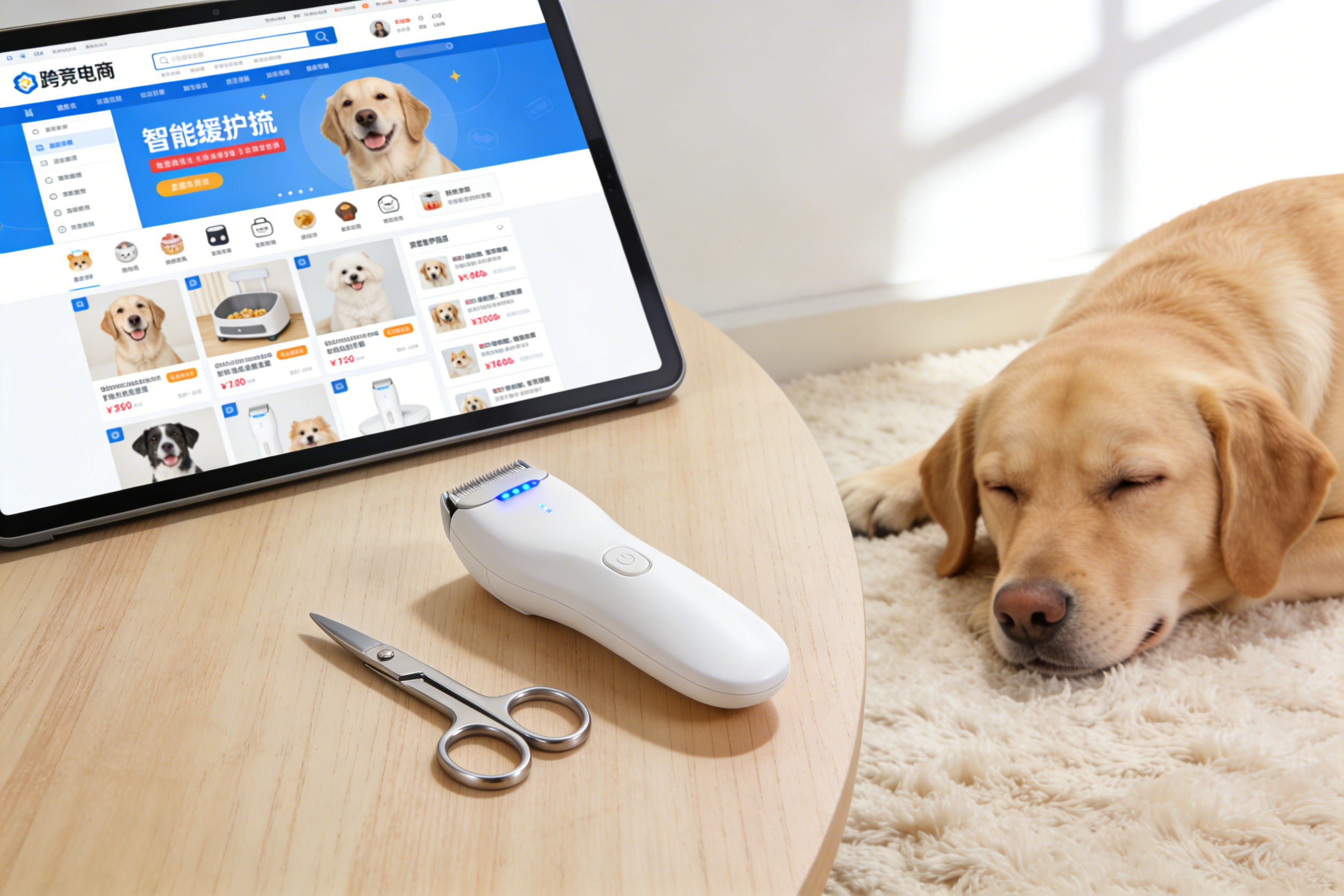 The Pet's Mind Massager: Smart Calming Brushes and Silent Nail Clippers Gain Popularity in Overseas Markets