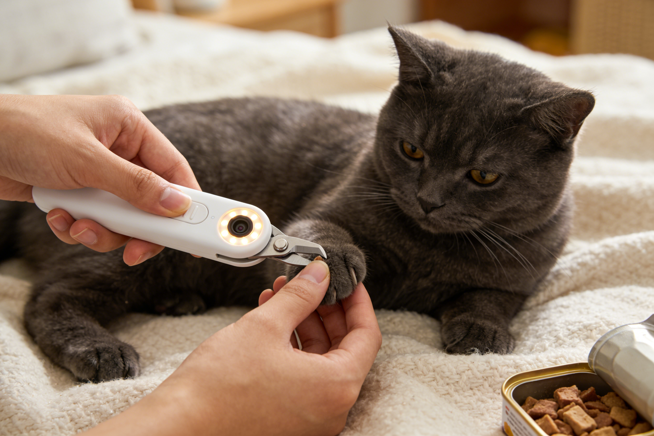 Bid Farewell to the Fear of Cutting the Quick! Overseas Sensation "Pet Nail Clipper with Camera" Launches in China, Sparking Heated Discussion Over Precision Trimming