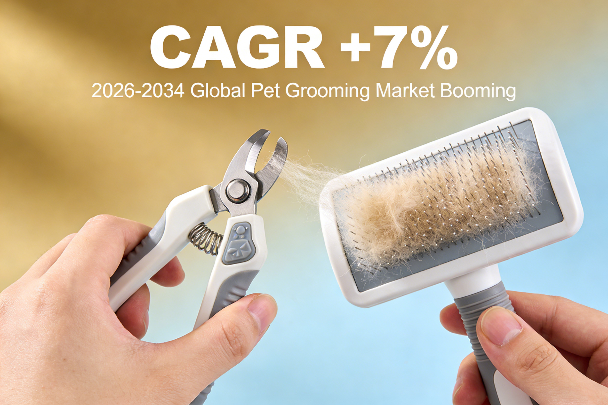 From 2026 to 2034: Projected CAGR Exceeds 7%! How Pet Nail Clippers and Brushes Are Capturing the Global Market Through the “Humanization” Megatrend