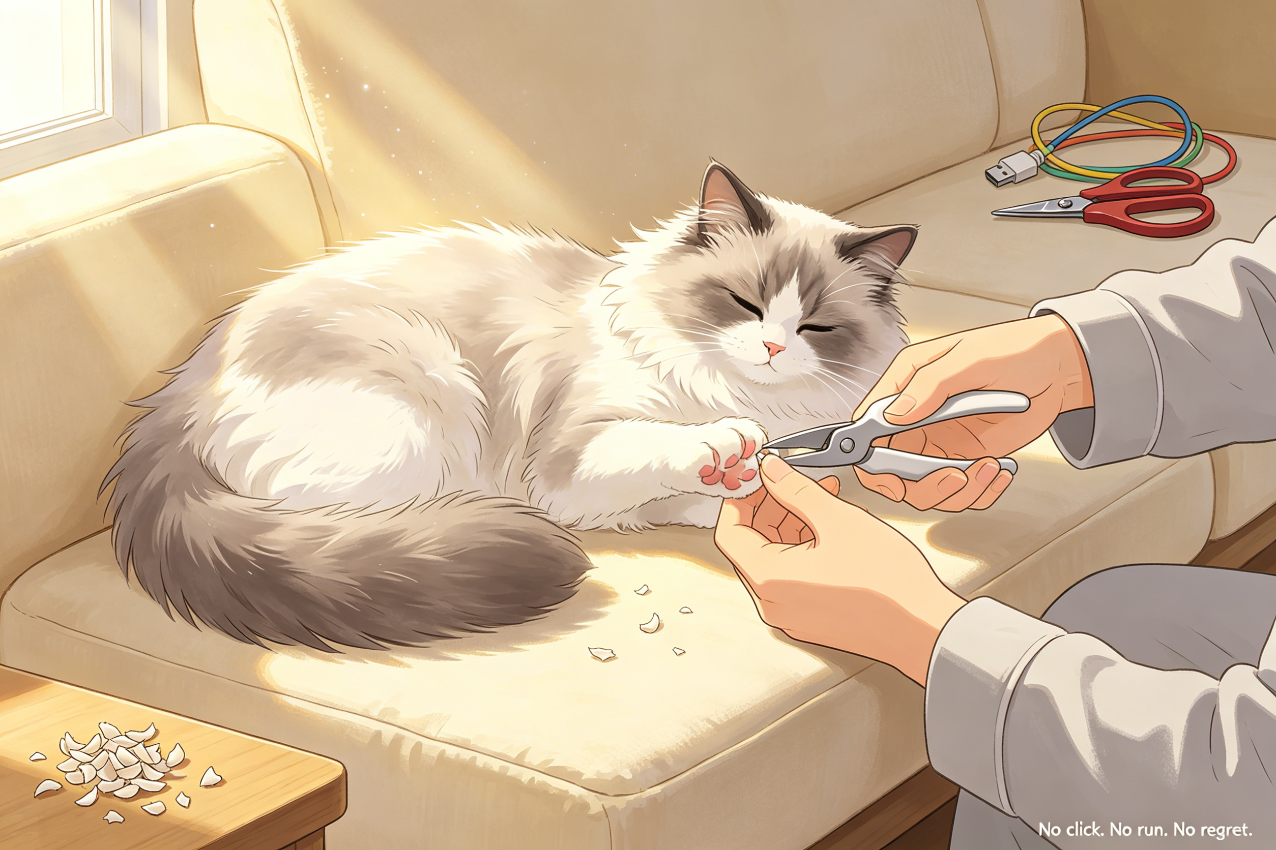 “警告：这把指甲剪太安静了”——你的猫将失去“剪完就跑”的借口，2026跨境卖家含泪爆单