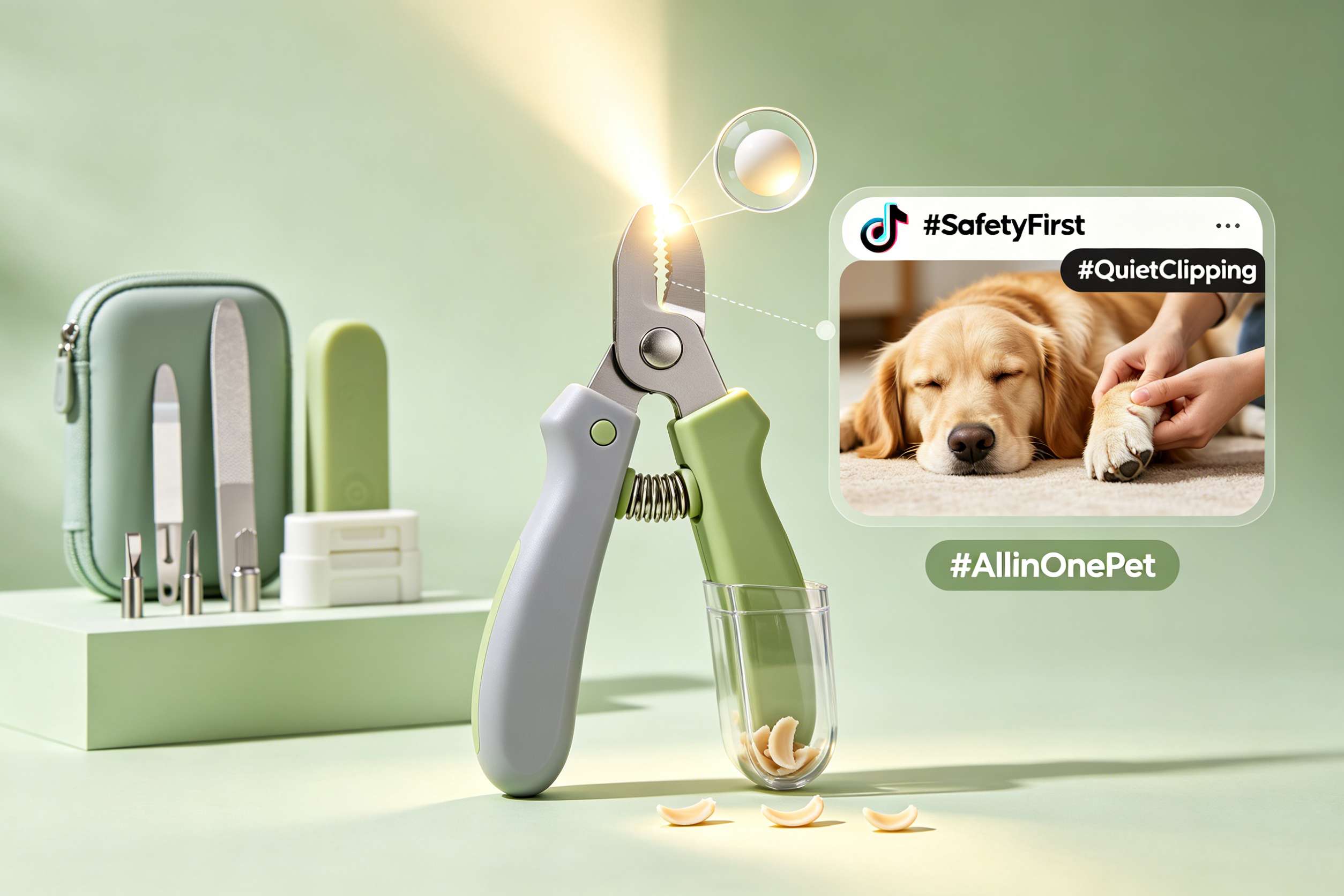 爆款跟卖预警！2026亚马逊 & TikTok“宠物美容工具”年度关键词：安全、静音、一体化——深度拆解宠物指甲剪类目的财富密码