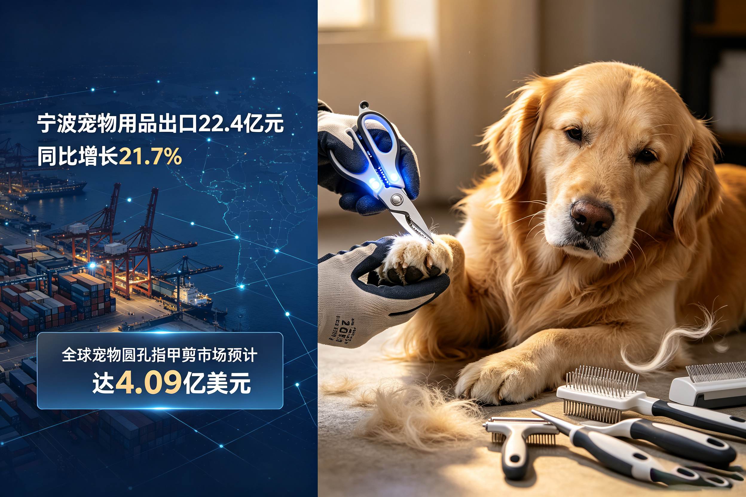 宁波出口暴涨21.7%！宠物指甲剪、梳子成出海“黑马”，跨境卖家靠什么征服海外精细化养宠风潮？